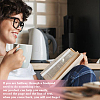 24Pcs 2 Styles Silicone Bands Bookmark & Alloy Cat Paper Clips Sets AJEW-DR00015-7