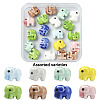 20Pcs Handmade Porcelain Ceramic Beads PORC-YW0001-81-1