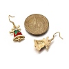 Alloy Enamel Dangle Earrings EJEW-JE06609-4