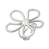 304 Stainless Steel Open Cuff Rings for Women RJEW-U060-04A-P-2