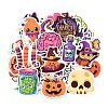 50Pcs Halloween Cartoon Paper Self-Adhesive Picture Stickers STIC-C010-25-2