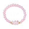 8Pcs 8 Colors Acrylic Beaded Stretch Bracelet Sets BJEW-JB11236-3