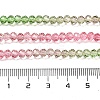 Transparent Painted Glass Beads Strands DGLA-A034-T4mm-A18-3