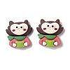 Opaque Resin Cabochons RESI-G036-A04-2
