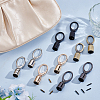10Pcs 5 Colors Zinc Alloy Cord Ends FIND-GA0007-49-4