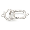 925 Sterling Silver Fold Over Clasps STER-U006-11P-1