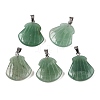 Natural Green Aventurine Pendants G-T138-208E-1