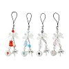 Acrylic Mobile Phone Straps HJEW-FZ00017-03-4