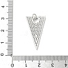 Brass Micro Pave Clear Cubic Zirconia Pendants KK-L254-01P-3