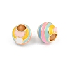 Brass Enamel European Beads KK-CBA6818-11G-2