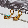 Alloy Enamel Hoop Earrings for Women PW-WG6BD46-02-2