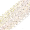 Transparent Painted Glass Beads Strands LS-DGLA-A034-T8mm-A25-2