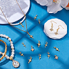 16Pcs 4 Styles Brass Charms KK-AR0004-64-4