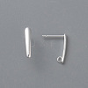 304 Stainless Steel Stud Earring Findings X-STAS-H436-22S-1