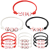 15Pcs 3 Colors Sport Theme Acrylic Beaded Bracelets for Men Women BJEW-SP0001-23-1