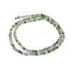 Natural Green Rutilated Quartz Beads Strands G-E411-18-3mm-2