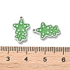 304 Stainless Steel Enamel Pendants STAS-M102-26P-3