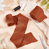 95% Cotton & 5% Elastic Fiber Ribbing Fabric for Cuffs FIND-WH0136-02B-4