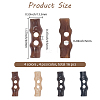 16Pcs 4 Colors Resin Buttons FIND-GF0008-25-2