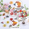 15Pcs 15 Styles PVC Plastic Beads SIL-SZ0002-03-5