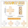 600Pcs 2 Colors CCB Plastic Beads CCB-PA0001-18-2