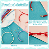 25Pcs 5 Colors Braided Nylon Cord Bracelet Making BJEW-PH01861-4