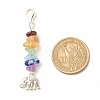 Chakra Theme Natural Gemstone Pendant Decorations LS-X1-HJEW-JM00645-04-4