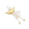Frosted Acrylic Pendants PALLOY-JF04047-4