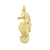 Rack Plating Brass Micro Pave Cubic Zirconia Pendants KK-Z074-63G-1