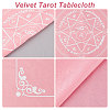 Velvet Tarot Tablecloth for Divination AJEW-WH0324-14B-5