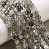 Natural Labradorite Beads Strands G-D358-A01-1