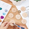 Wood Carved Onlay Applique Craft LS-WOOD-WH0034-11B-6