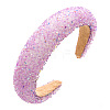 Resin Sponge Hair Bands PW-WG93054-01-1