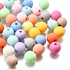 Frosted Opaque Acrylic Beads OACR-S071-03B-1