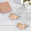 1 Pair Flower Dangle Earrings for Women EJEW-LP0013-11-1