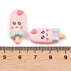Opaque Resin Cabochons RESI-XCP0002-51-3
