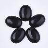 Natural Black Obsidian Cabochons X-G-S349-25A-02-1