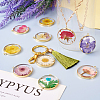 12Pcs 12 Styles Transparent Clear Epoxy Resin Pendants RESI-TA0001-85-13