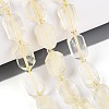 Natural Lemon Quartz(Heated) Beads Strands G-C098-A27-01-1