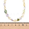 Natural Quartz Beaded Necklaces for Women NJEW-JN06381-3