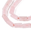 Natural Rose Quartz Beads Strands GG-N002-01A-15-4