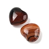 Natural Agate(Dyed & Heated) Heart Palm Stone G-Q021-04G-2