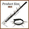Punk Rock Style Alloy Spiked Cone Rivet Imitation Leather Chocker Necklaces NJEW-WH20011-10P-01-2