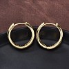 Brass Huggie Hoop Earrings EJEW-F260-01B-G-4