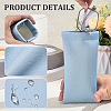 5Pcs 5 Colors Rectangle PU Leather Eyelasses Case AJEW-CN0005-63-6