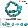 2 Strands Natural Magnesite Beads Strands G-PA0001-53-2