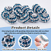 Olycraft 50Pcs Polymer Clay Rhinestone Beads PORC-OC0001-13B-4