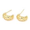 Rack Plating Brass Ear Studs for Women EJEW-Q770-14G-1