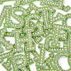 Alphabet Resin Rhinestone Patches DIY-TAC0005-45G-3