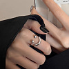 Alloy Smiling Face Finger Rings FS-WG53BEF-01-2